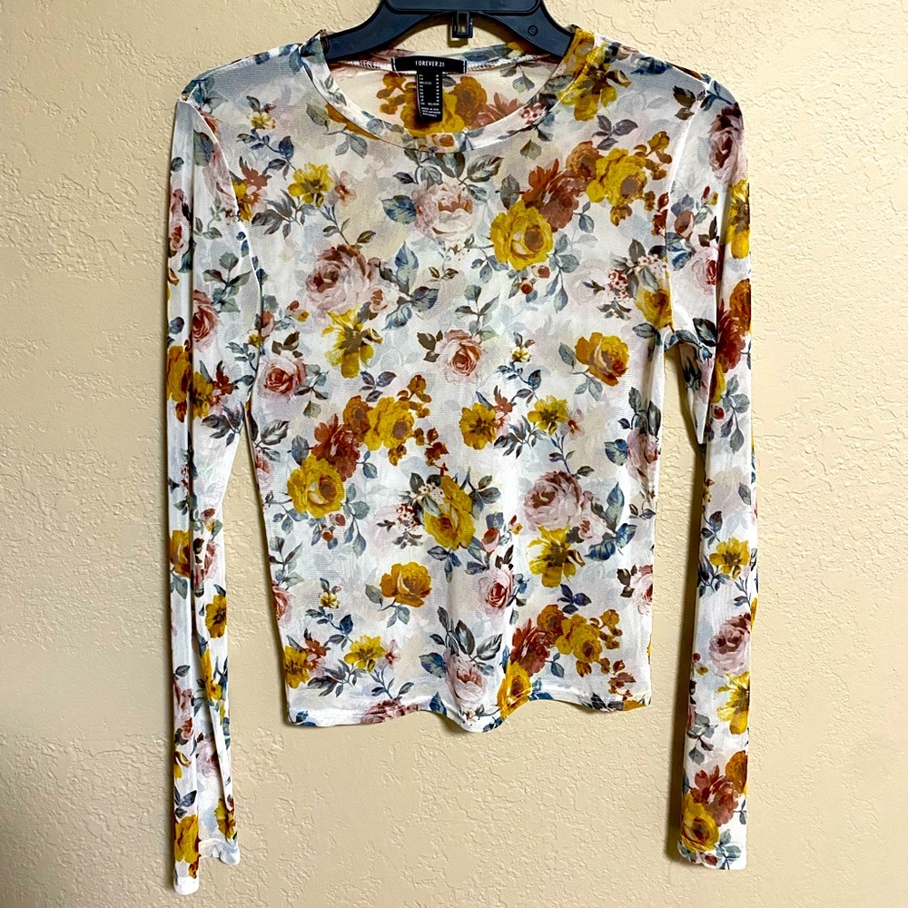Forever 21 Shear Long Sleeve